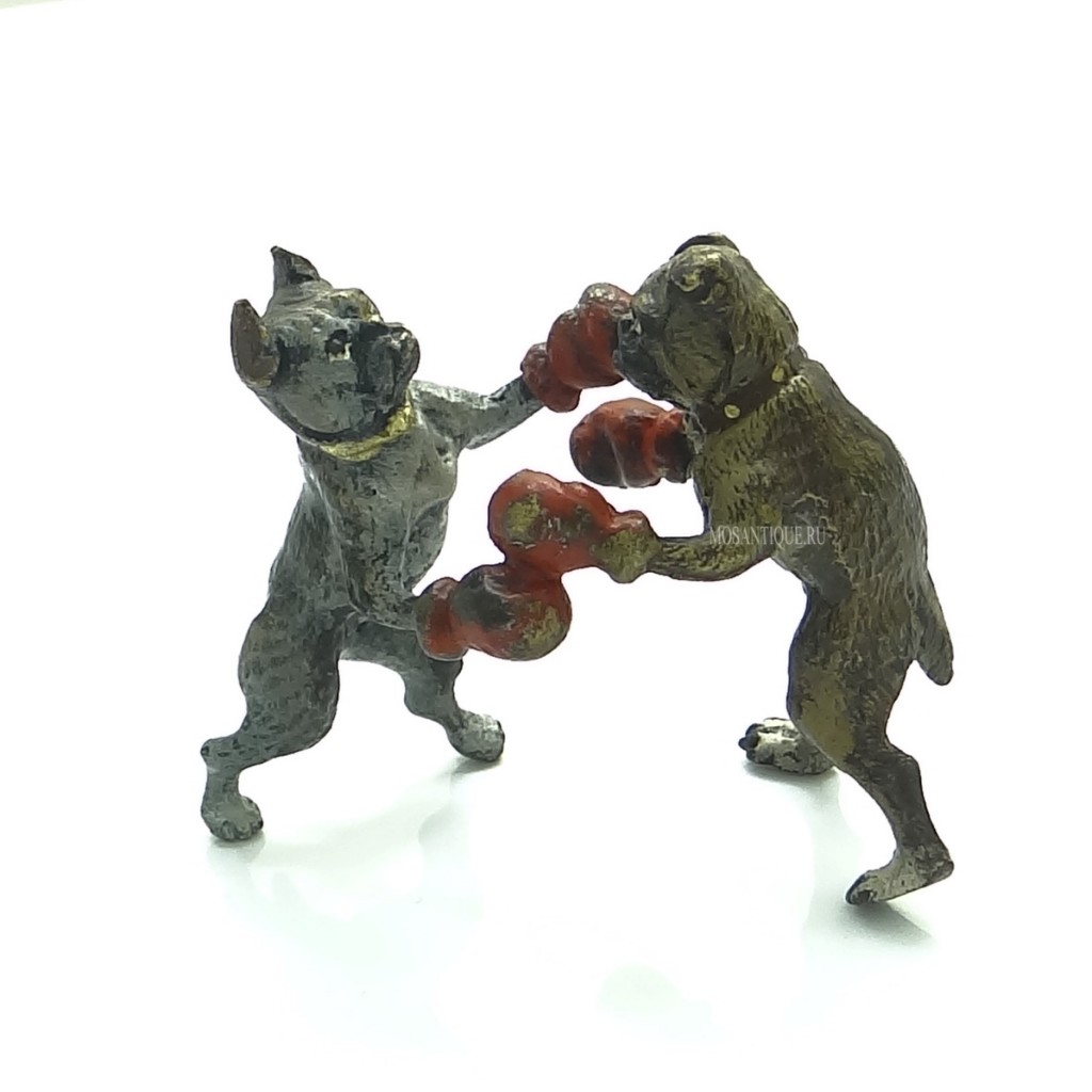 Композиция "Боксерский поединок" / Boxing Match Miniature