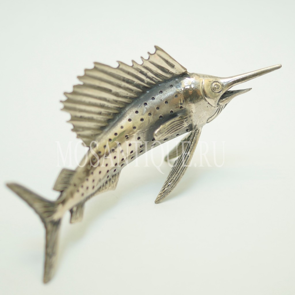 Фигурка Рыбы "Парусник" |Серебро