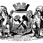 Эмблема горного департамента с щитом